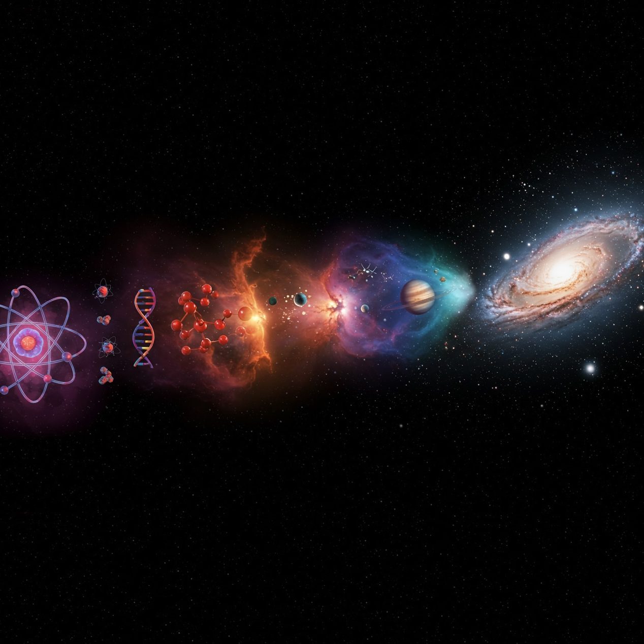 From Atoms to Galaxies